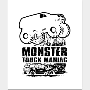 MONSTER TRUCK MANIAC Posters and Art